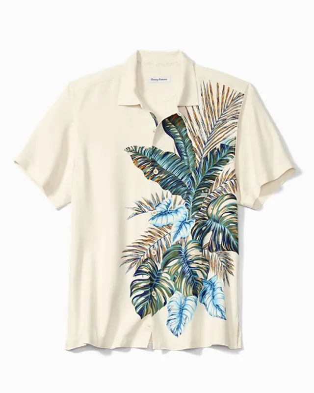 Tommy Bahama Men's NFL Tropical Tailgate Silk Camp Shirt - seattle_seahawks - Size S