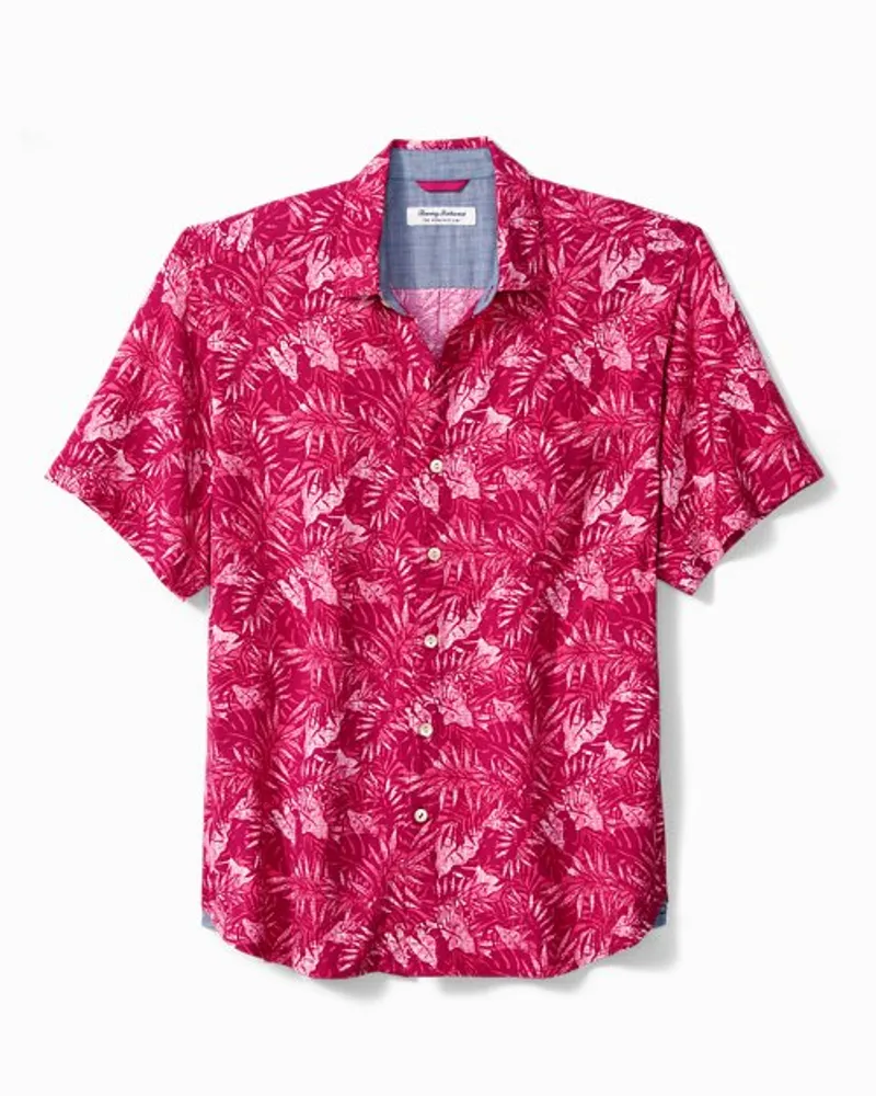 Tommy Bahama Collegiate Tropic Isles Silk Camp Shirt