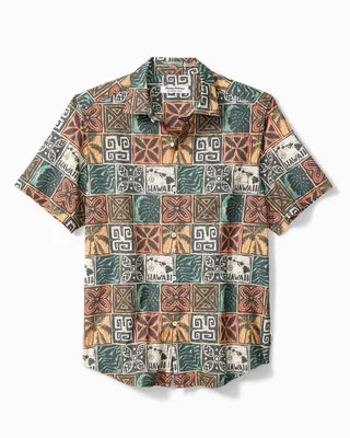 Tommy Bahama Bahama Coast Palm Tiles in Blue for Men