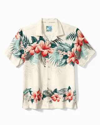 Tommy Bahama Collegiate Tropic Isles Silk Camp Shirt