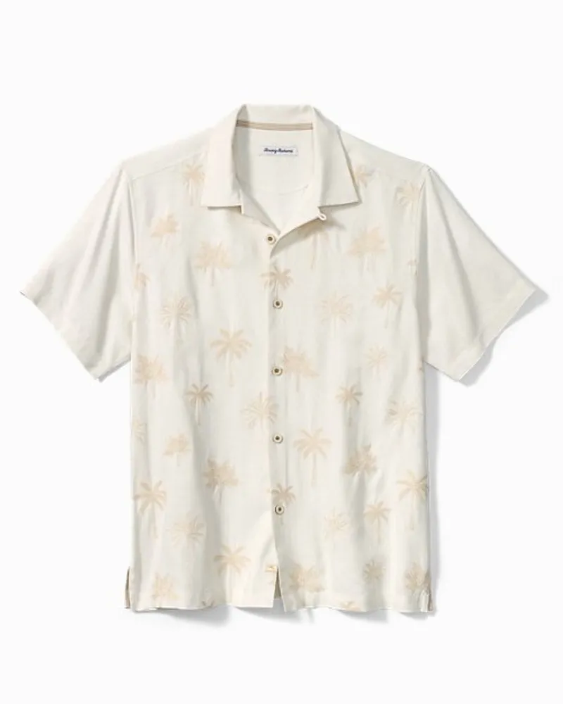 Tommy Bahama Hawaiian Hot Spots Embroidered Silk Camp Shirt