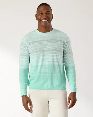 Down Island Cotton-Linen Blend Sweater
