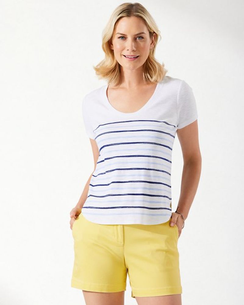 Ashby Moana Stripe Short-Sleeve T-Shirt