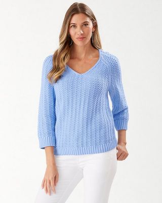 Belle Haven V-Neck Sweater