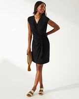 Clara Faux-Wrap Dress