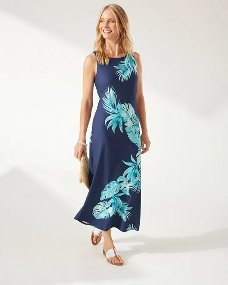 Tommy Bahama Frondstera Sleeveless Midi Dress | Pacific City