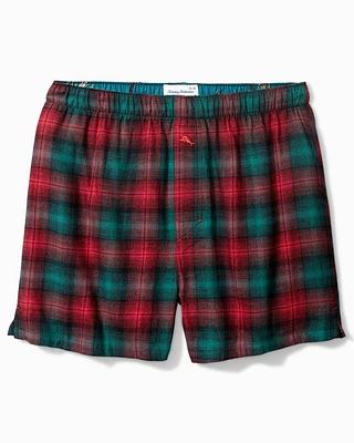 Holiday Plaid Flannel Boxers