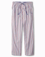 Stripe Plaid Woven Lounge Pants