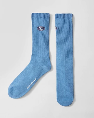 Relax Ribbed Crew Socks