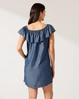 Chambray Coverup Dress