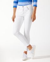 Ella Twill High-Rise Ankle Jeans