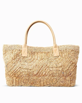 Sunday Drive Straw Tote