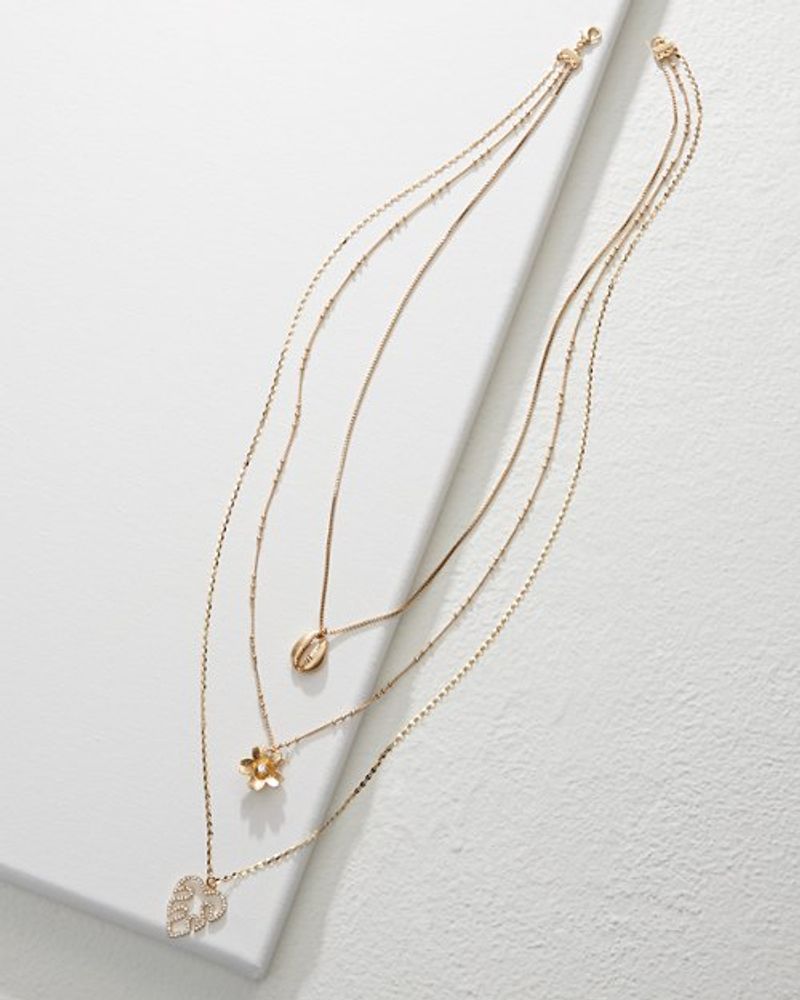 Monstera Mirage Triple Chain