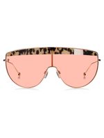 Lentes de aviador modernos con animal print Tommy Hilfiger