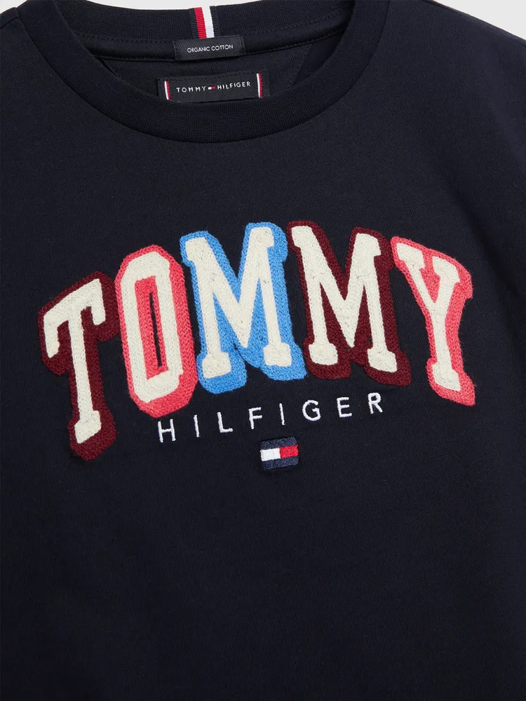 Camiseta Essential De Algodón Orgánico Niño Verde Tommy Hilfiger