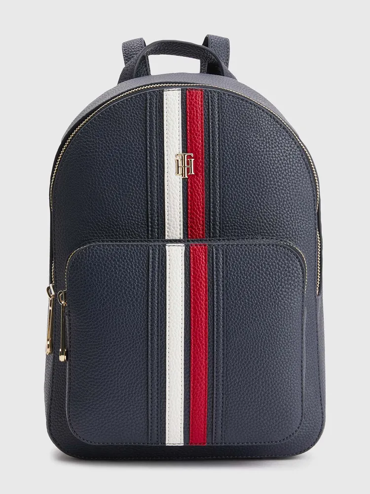 MOCHILA TOMMY HILFIGER CON LOGO METÁLICO DE MUJER - Talla: UNICA