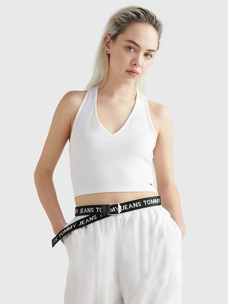 Crop top con logo de mujer Tommy Jeans