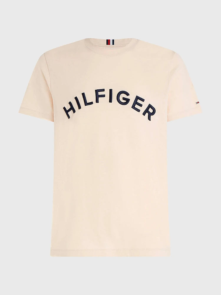 Playera con logo bordado de hombre Tommy Hilfiger