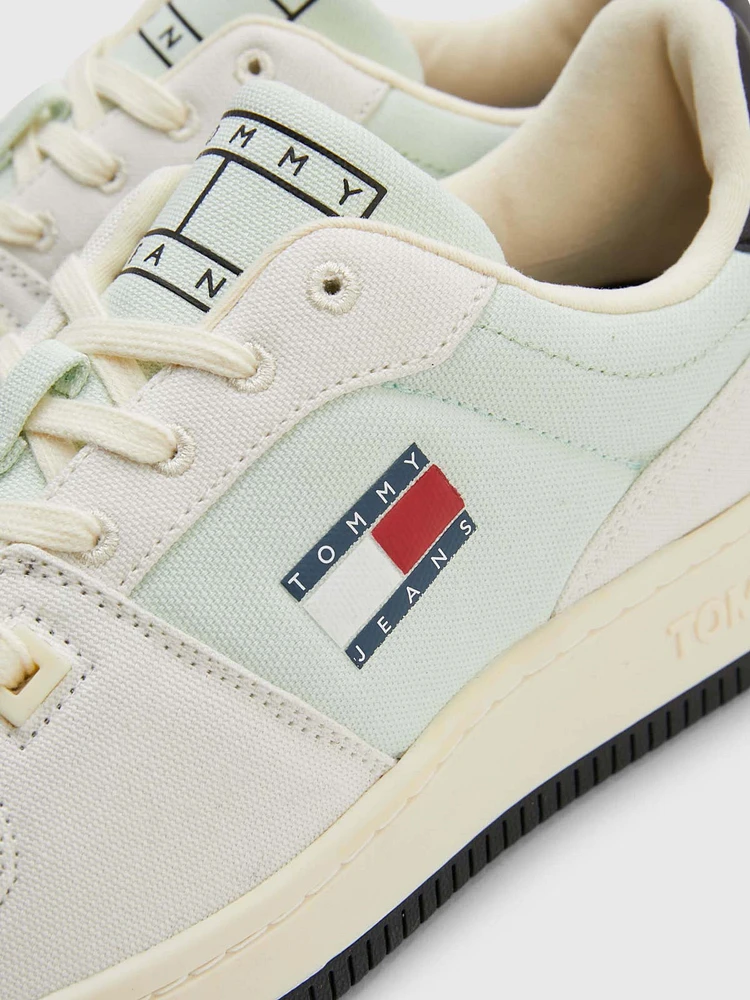 Tenis de baloncesto con texturas mixtas hombre Tommy Jeans