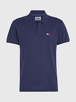 Polo aterciopelado con parche de hombre Tommy Jeans