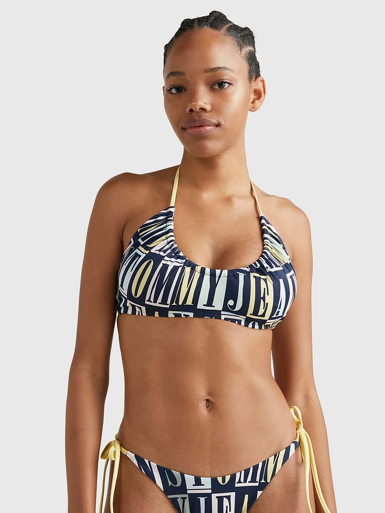 Parte superior de bikini estilo bralette mujer Tommy Jeans