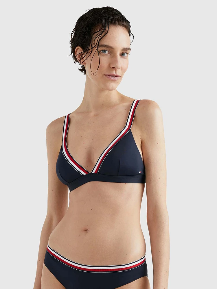 Parte superior de bikini signature mujer Tommy Hilfiger