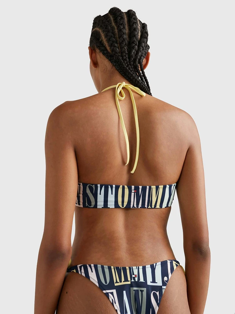 Parte superior de bikini estilo bralette mujer Tommy Jeans