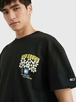 Playera de corte amplio con logo homegrown hombre Tommy Jeans