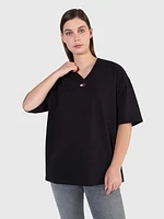 Playera parche logo de mujer Tommy Jeans