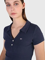 Top con logo bordado de mujer Tommy Jeans