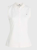 Polo sin mangas de corte slim mujer Tommy Hilfiger