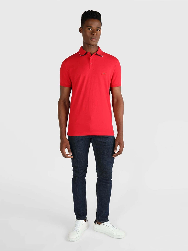 Polo ribeteado de corte regular hombre Tommy Hilfiger