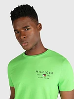 Playera de corte slim con logo hombre Tommy Hilfiger