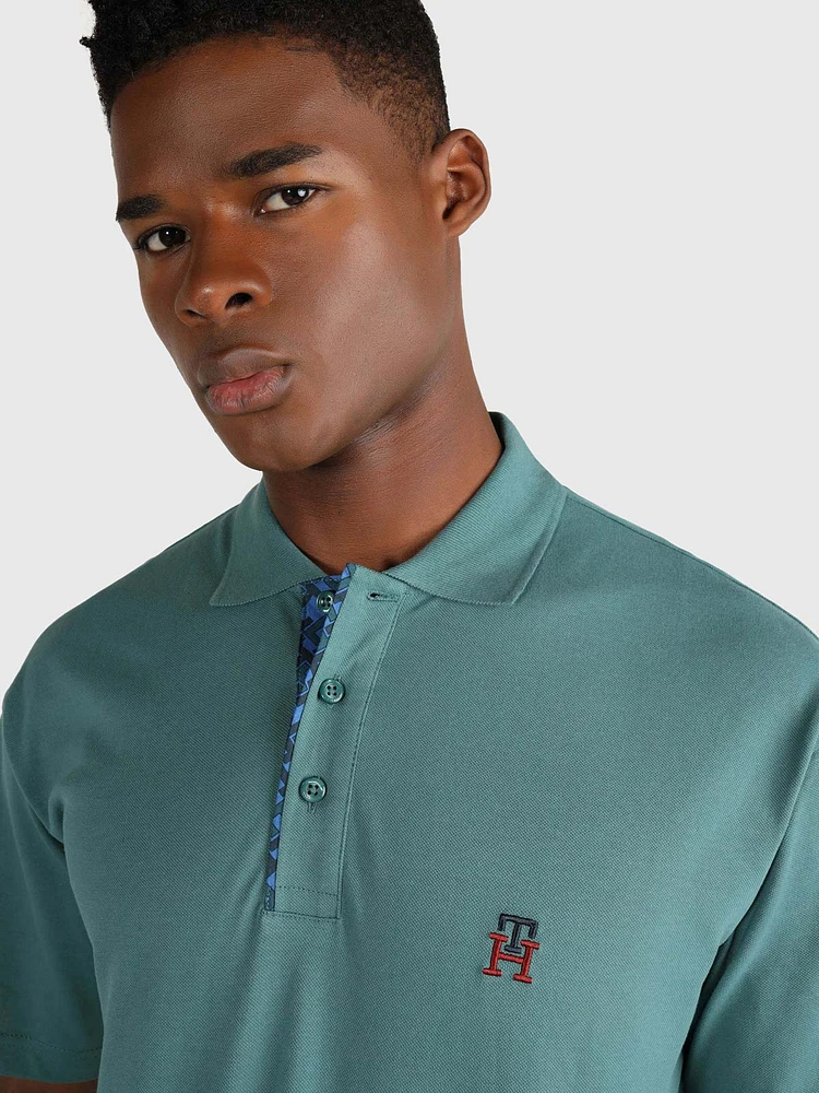 Polo con tapeta monogramas de hombre Tommy Hilfiger