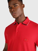 Polo ribeteado de corte regular hombre Tommy Hilfiger