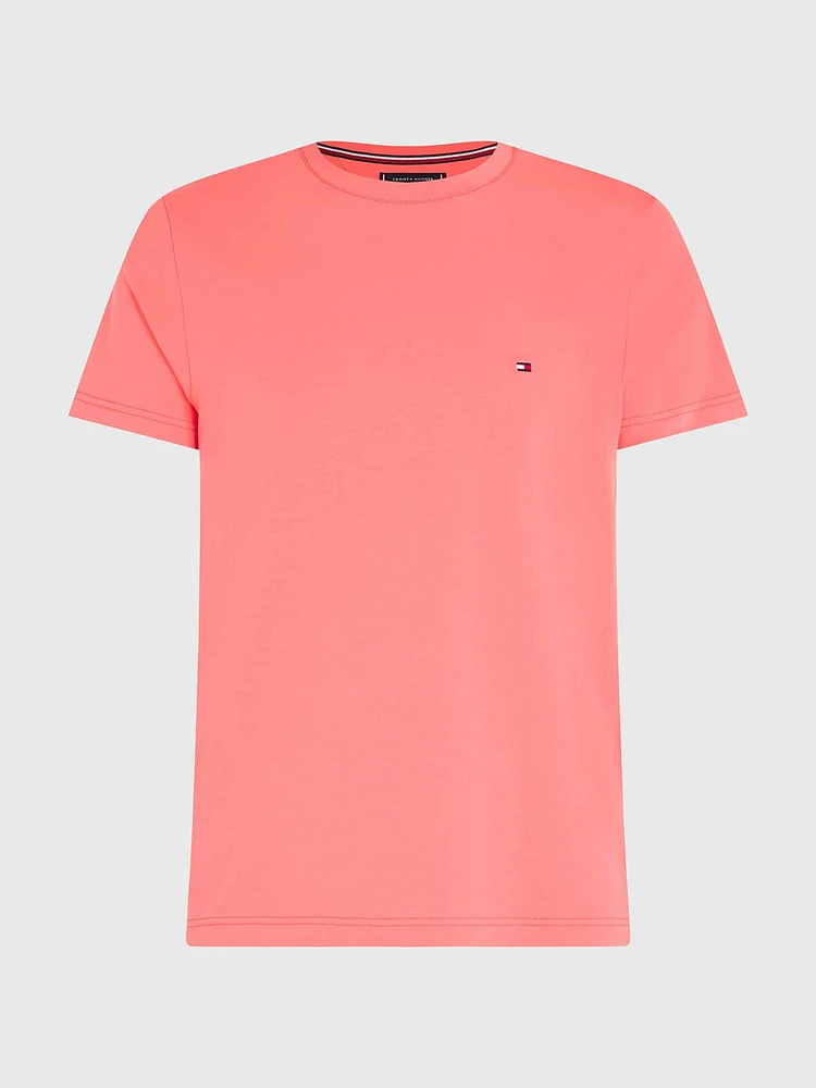 Playera en algodón orgánico de corte slim hombre