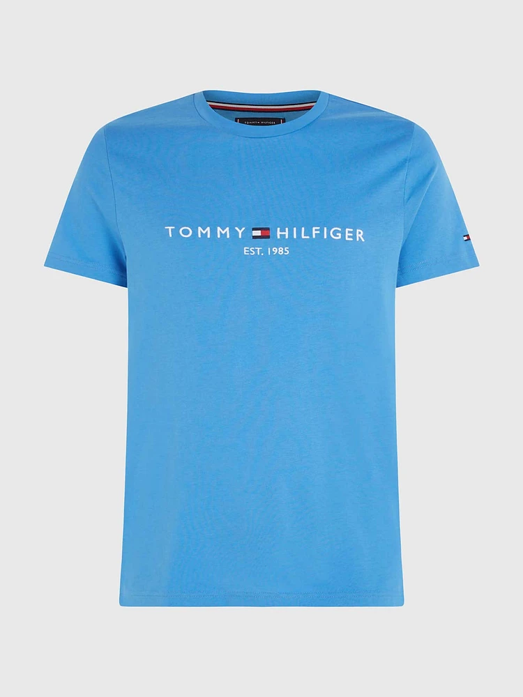 Playera de algodón orgánico con logo hombre Tommy Hilfiger