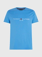 Playera de algodón orgánico con logo hombre Tommy Hilfiger