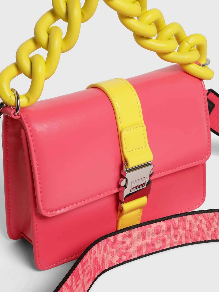 Bolso bandolera con asa de cadena de mujer Tommy Jeans