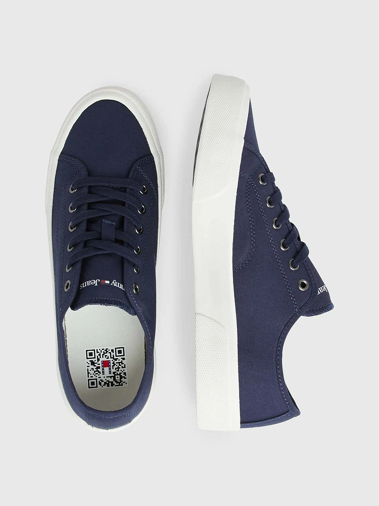 Tenis distintivos de lona hombre Tommy Jeans