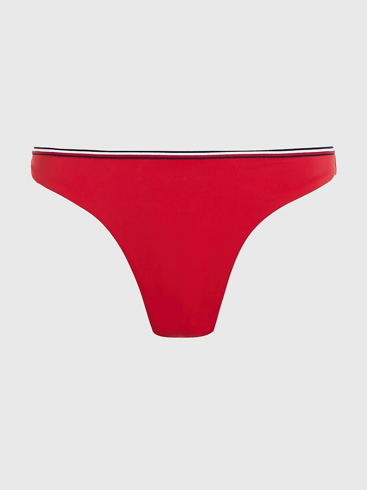 Parte inferior de bikini global stripe mujer Tommy Hilfiger