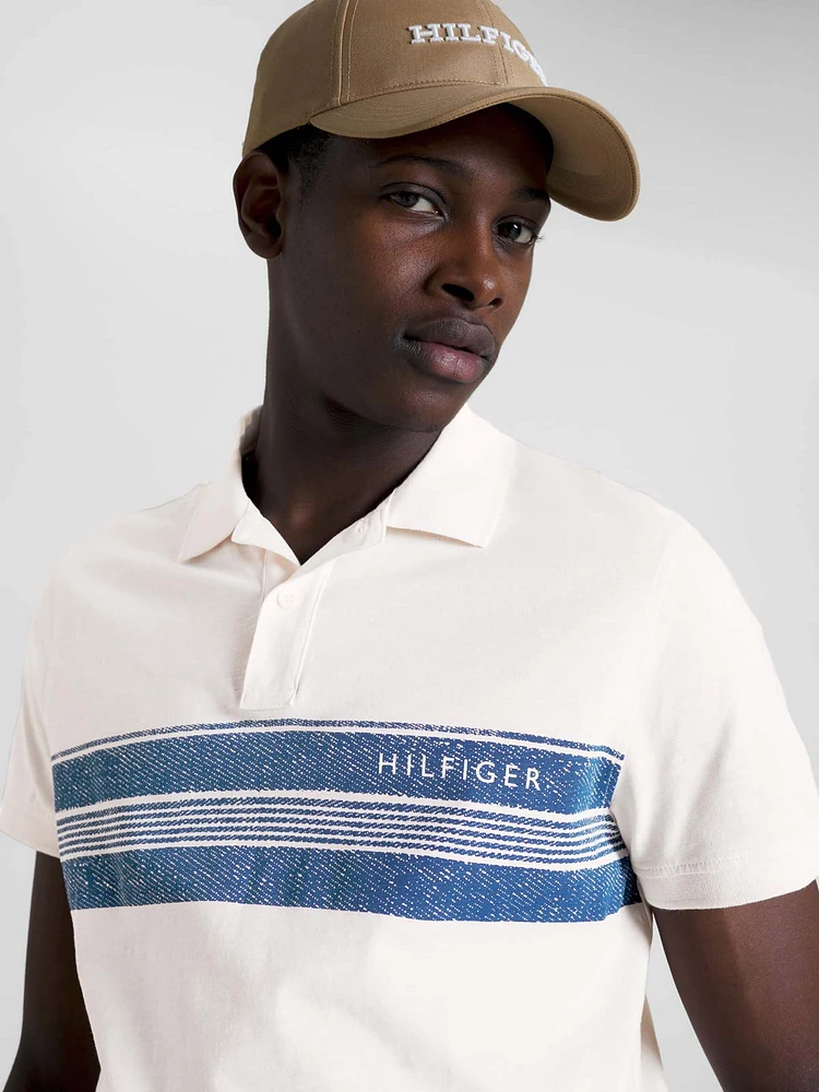 Polo de rayas y corte regular Tommy Hilfiger