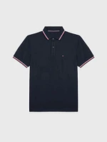 Polo con logo bordado de hombre Tommy Hilfiger