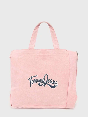 Bolsa tote con firma estampada de mujer Tommy Hilfiger