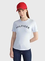 Playera con estampado logo Hilfiger de mujer Tommy