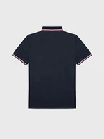 Polo con logo bordado de hombre Tommy Hilfiger