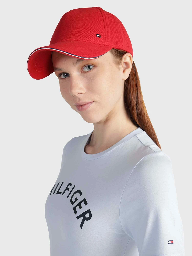 Playera con estampado logo Hilfiger de mujer Tommy