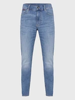 Jeans skinny con logo en bolsillo de hombre Tommy