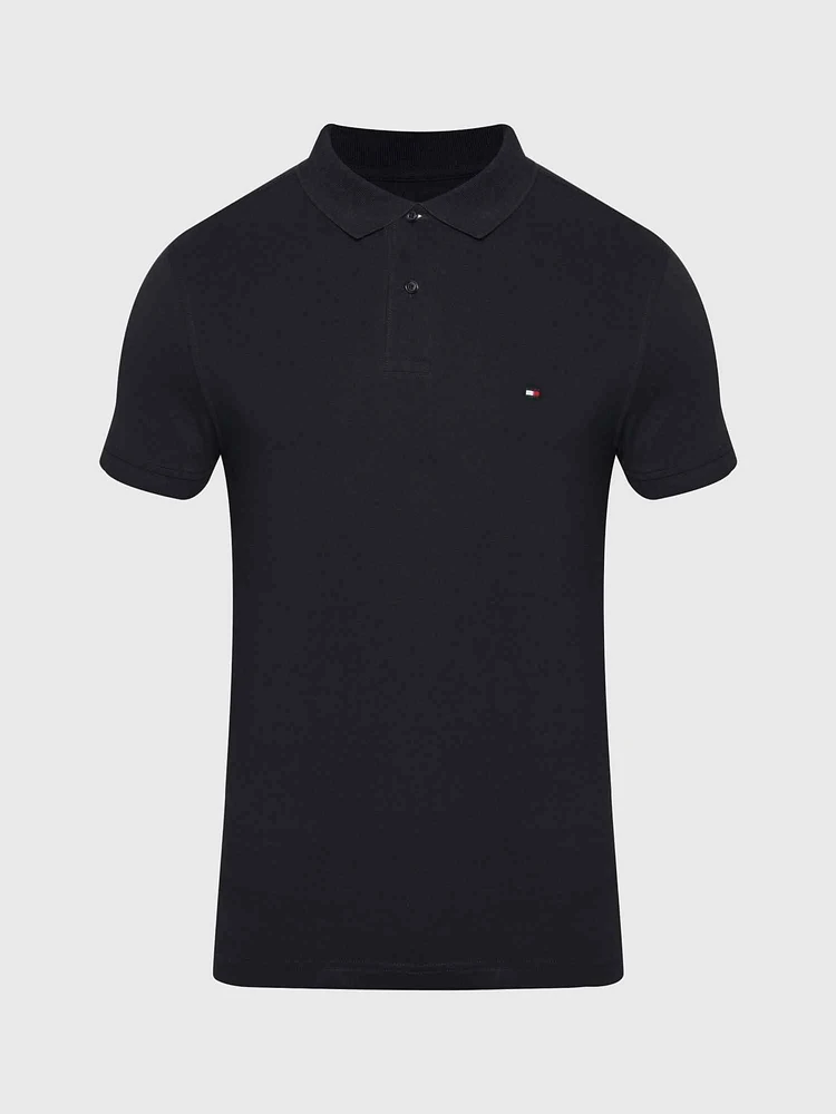 Polo con logo bordado de hombre Tommy Hilfiger