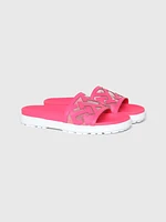 Sandalias planas elevated con monograma de mujer Tommy Hilfiger